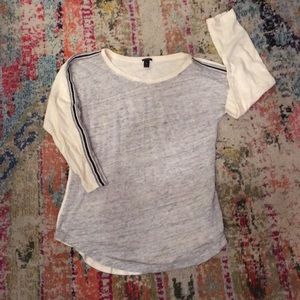 J-Crew baseball tee